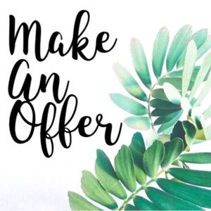 Don’t like the price? Make me an offer!